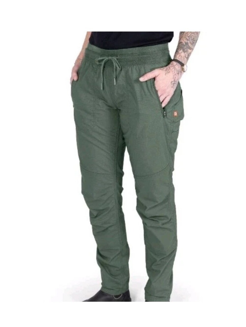 Dovetail Women's Size X-Small Christa X Workwear Rapid Cooling Green Pants! NWT